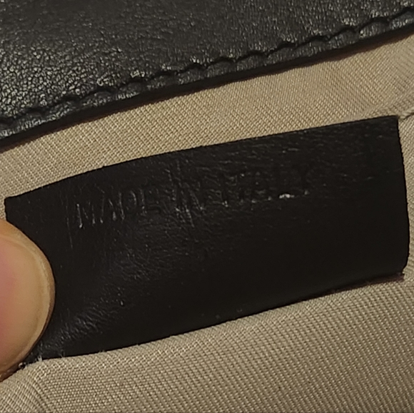 Black London python Burberry clutch/shoulder - Picture 5 of 5